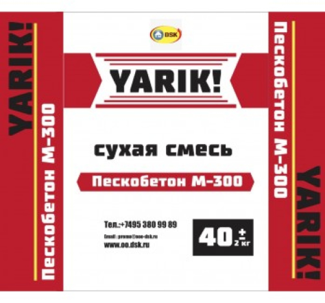 Купить пескобетон М-300 Yarik